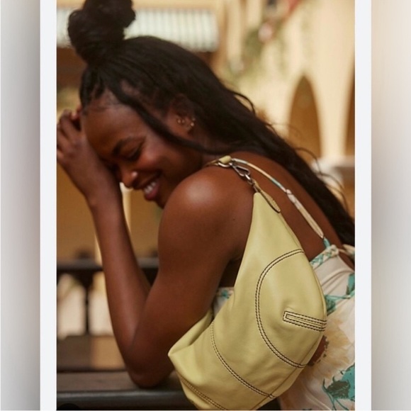 FREE PEOPLE Real World Clutch Leather Hobo Bag - Picture 5 of 13